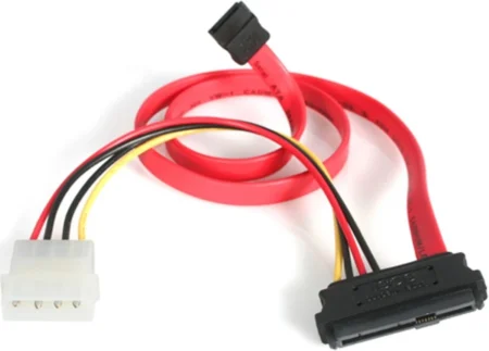 Adaptador Cable 0.45M Divisor Sas A SATA Y Lp4 Alimentacion