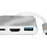 Adaptador USB-C A 4X HDMI 4K 60Hz - Pd 140W