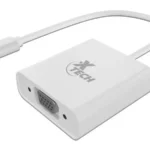 Adaptador De Video Xtech Xtc-551/De USB Tipo C A VGA/20Cm/Blanco