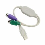 Cable Adaptador 0.4M USB A Ps2 Para Raton Mouse Y Teclado .