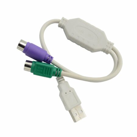 Cable Adaptador 0.4M USB A Ps2 Para Raton Mouse Y Teclado .