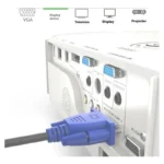 ADAPTADOR USB C A VGA 1080P CONVERTIDOR USB TIPO C A VGA