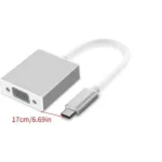 ADAPTADOR USB C A VGA 1080P CONVERTIDOR USB TIPO C A VGA