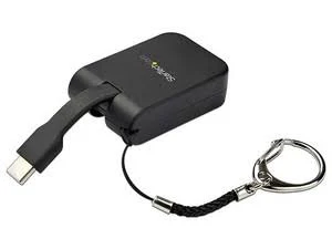 Adaptador Portoitil USB C A VGA Llavero Enganche Roipido 1080P