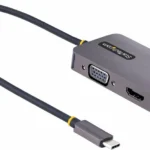 Adaptador De Video Usbc HDMI VGA DVI 4K 60Hz Aluminio