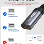 Adaptador USB C A Mini Displayport 1.2 4K USB Tipo C