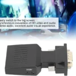 Adaptador De Video HP HDMI Macho A VGA Hembra 1Yw