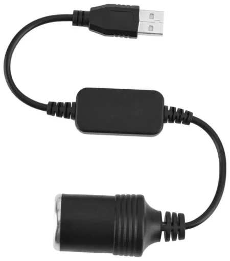 Adaptador USB Para Encendedo Automovil Utilizado Con El Cable