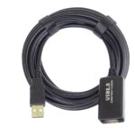 Cable USB 2.0 De Extension Alargador Activo De 5M M A H .
