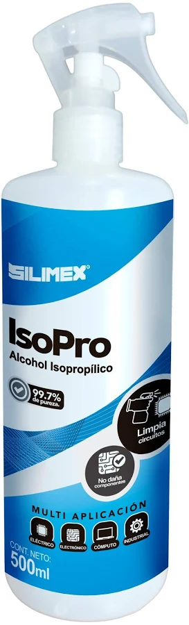 ALCOHOL ISOPROPILICO 500ML .