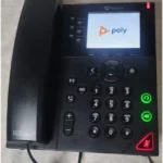 Telefono Alambrico Polycom Modelo/3.5"/LCD/Vvx 350/6 Lineas/Altavoz/Negro/89B68Aa