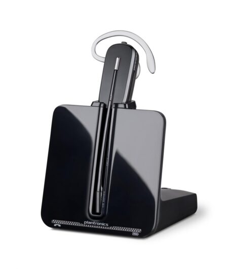 Diadema Audifono Monoaural Inalambrico C/Microfono Plantronics Polycom Poly Cs540/6Hrs De Conversacion/Hasta 100Mts/150Hz-6800Hz/118Db/Negro/7W073Aaaba