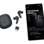 Audífonos Inalámbricos Dell Pro Plus Earbuds EB525 True Wireless Bluetooth 5.3 con Cancelación Activa de Ruido Adaptable, Micrófono IA y Estuche de Carga Inalámbrica Qi - Negro