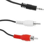 CABLE 1.8M AUDIO ESTEREO MINI JACK 3.5MM MACHO A RCA HEMBRA   .