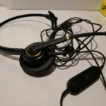 Audifonos USB Monoaural Con Mic Rofono Y Control De Volumen