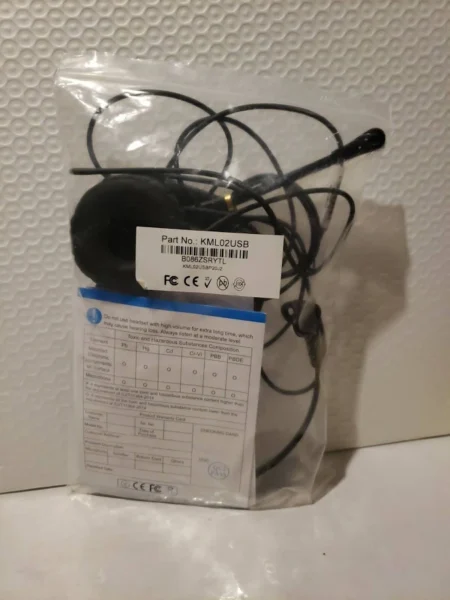 Audifonos USB Monoaural Con Mic Rofono Y Control De Volumen