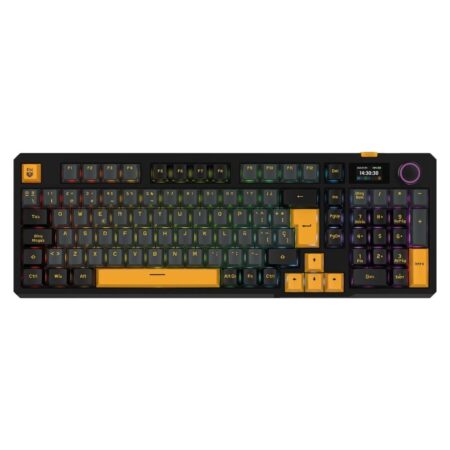 Teclado Gamer Inalámbrico Defeat Level Gk3 Balam Rush Pantalla Inteligente IPS 1.14 Pulgadas –
