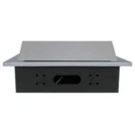 Caja De Mesa - RJ45 Cat 5E, HDMI, Svga, USB V2.0, 3.5 Mm, Nema 5-15R, Plata, Brobotix 005514
