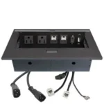 Brobotix Caja Para Mesa Con Pue Rtos HDMI USB-A USB-C RJ45 Cat6