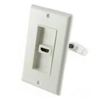 Tapa (Faceplate) HDMI 1 Puerto Hembra + 4 Cavidades
