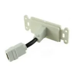 Tapa (Faceplate) HDMI 1 Puerto Hembra + 4 Cavidades