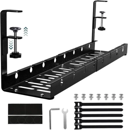 Organizador De Cables Para Deb Ajo Del Escritorio – Portacables