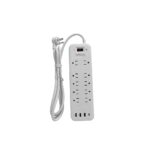 Barra Multicontacto Vica Multicontacto 9P De 10 Salidas/125V/15A/1.2M/3Xusb-A/1Xusb-C