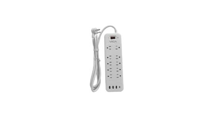 Barra Multicontacto Vica Multicontacto 9P De 10 Salidas/125V/15A/1.2M/3Xusb-A/1Xusb-C