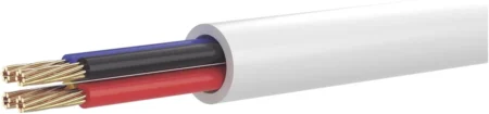 Bobina De Cable Multifilar Hikvision Ds-1Ac4Auc0M/1 Conductor/4X22Awg/Pvc/Ccam/100M/Blanco