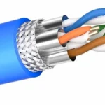 Cable De Red Ethernet Cat6A Bl Lindado De 2.1M Aguamarina