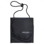 Delsey Bolso De Seguridad Negro Documentos Al Cuello
