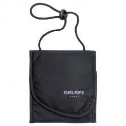 Delsey Bolso De Seguridad Negro Documentos Al Cuello