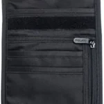Delsey Bolso De Seguridad Negro Documentos Al Cuello