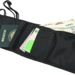 Delsey Bolso De Seguridad Negro Documentos Al Cuello