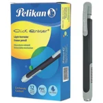 Pqte. 12 Piezas Goma Tipo Lapiz Pelikan Click Eraser, 06380000