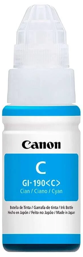 Botella De Tinta Gi-190 C Cyan 70Ml Serie G Primera Gener