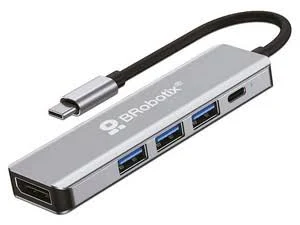 Brobotix Docking 5 En 1: Conect Or USB Tipo C A Displayport USB V3