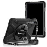 Funda Para Tablet Brobotix 406504 De Uso Rudo/Policarbonato/Con Correa/Giro 360/10.9"/Negro