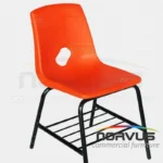 Silla Escolar Generico 1101/Varios Colores/Con Parrilla Concha Polipropileno/Adulto