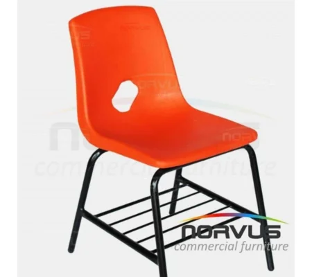 Silla Escolar Generico 1101/Varios Colores/Con Parrilla Concha Polipropileno/Adulto