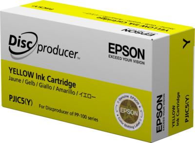 Cartucho Epson Pjic7(Y)692 Amarillo (C13S020692) Para Impresora Discproducer Pp-100Ii Capacidad 31Ml –