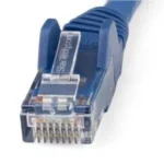 Cable Ethernet Cat 6 De 50Cm Lszh Patch Utp Sin Enganches Azul