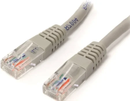 Cable 2M Rojo Red 100Mbps Cat5E Ethernet RJ45 Snagless
