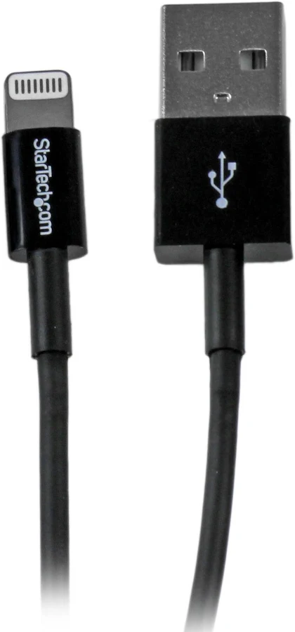 Cable 1M Lightning Apple Ipod Ipad Iphone 5 A USB 2.0 Negro
