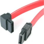 Cable 45Cm SATA Serial Ata En Angulo Recto Izquierdo Acodado