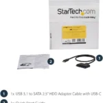 Cable Adaptador USB 3.1 10Gb A SATA Para Unidades 2.5 USB-C .