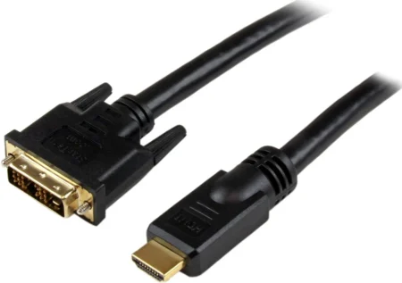 Cable Adaptador 7.6M HDMI A A DVI-D Macho A Macho .