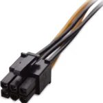 Cable Adaptador 15Cm De Poder SATA A Conector 6 Pines Corrient.