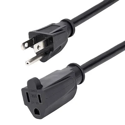 Cable Extensor De Alimentacion Para Pc Nema 5-15 H A M De 91Cm .