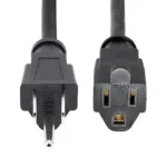 Cable Extensor De Alimentacion Para Pc Nema 5-15 H A M De 91Cm .